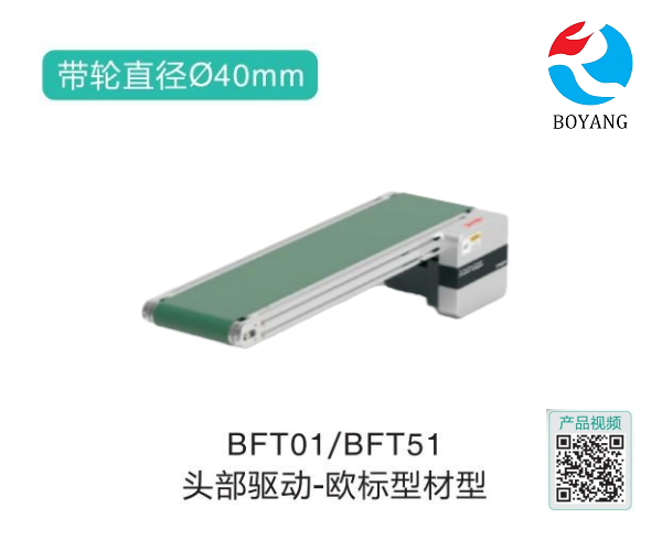 歐標型材型BFTO1/BFT51頭部驅動氣力皮帶輸送機